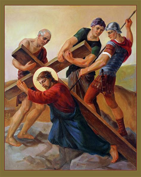 station of the cross painting